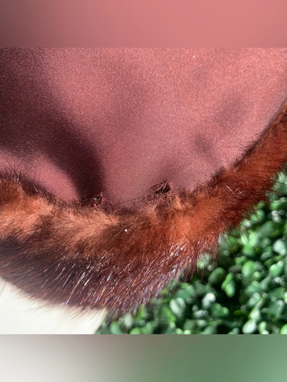 Vintage 50s Styled By Coralie real fur brown hat - Picture 7 of 15